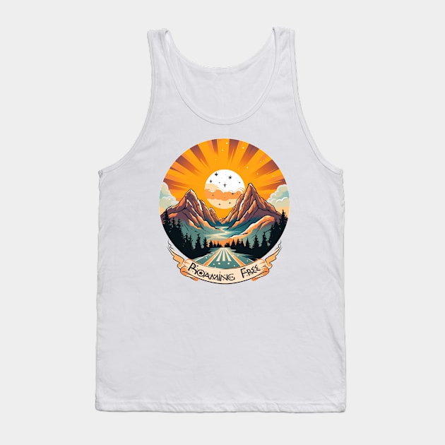 Roaming Free Tank Top by TacoTruckShop